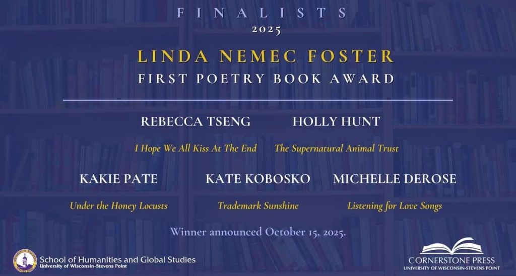Finalist for Linda Nemec Foster First Book Award for&nbsp;Poetry